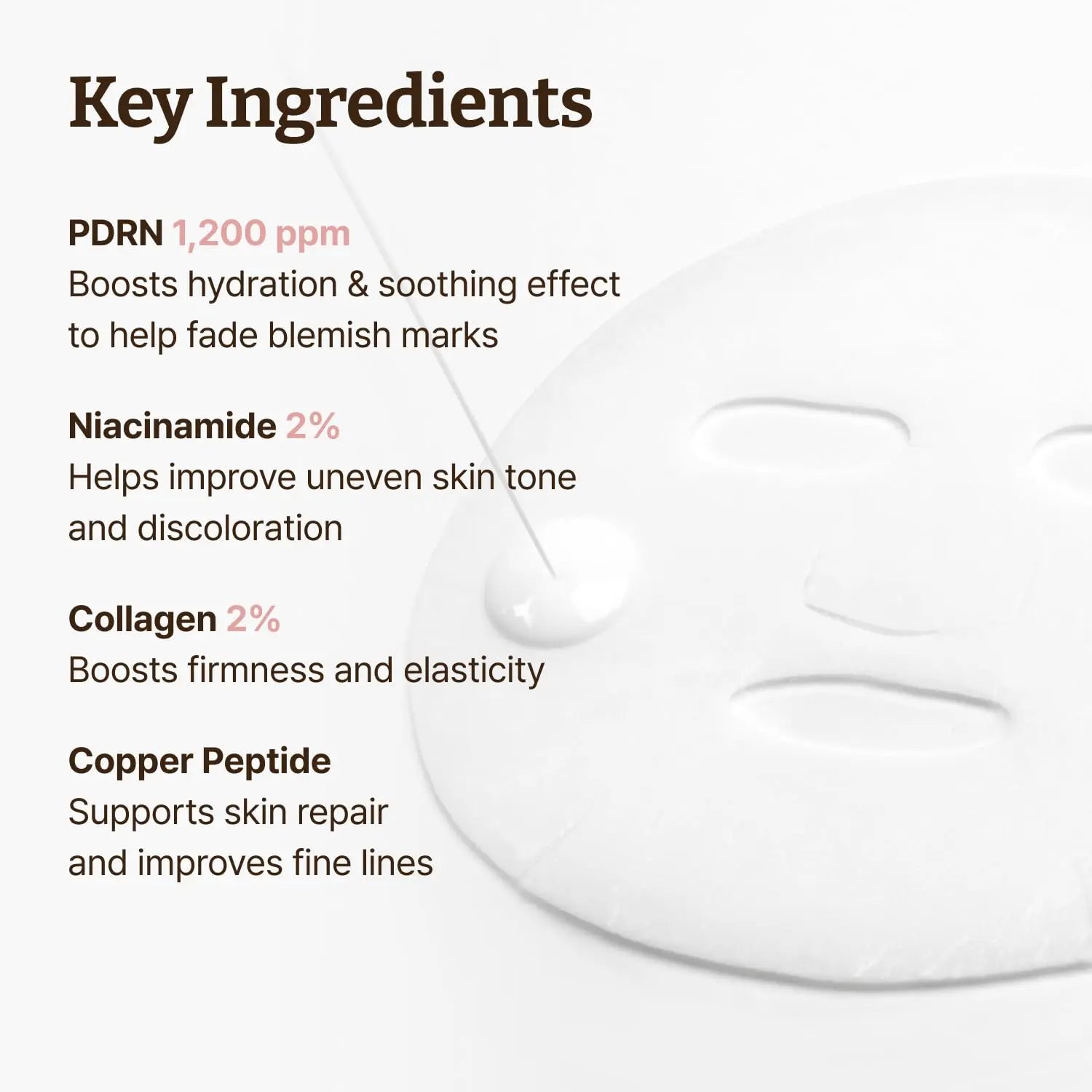 [Official Store] Dr.Reju-All Advanced PDRN Rejuvenating Mask - Face & Neck Korean Sheet Mask with 1,200 Ppm PDRN, Collagen & Copper Peptides - Hydrating & Soothing, Skin Repair (1.2 Fl Oz X 4EA)