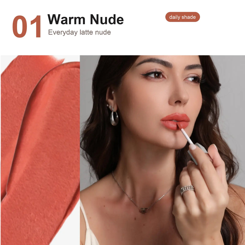 Soothe Kiss Soft Matte Lip Cream, Long-Lasting 2-In-1 Lip & Cheek Blush, Weightless Velvet Liquid Cosmetic for Adults and All Skin Types Summervibes