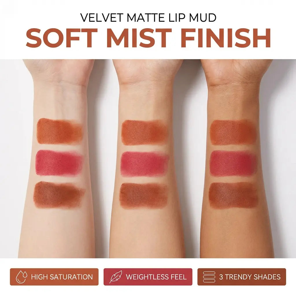 Soothe Kiss Soft Matte Lip Cream, Long-Lasting 2-In-1 Lip & Cheek Blush, Weightless Velvet Liquid Cosmetic for Adults and All Skin Types Summervibes