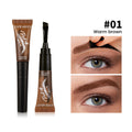 5-Color Tear-Off Brow Tint – Waterproof, Non-Fading, Long-Lasting Pigment for Precise Brow Definition & Effortless Wild Brow Looks - Easy-To-Use Makeup Tool for Women, Cosmetics, Eyebrow Products