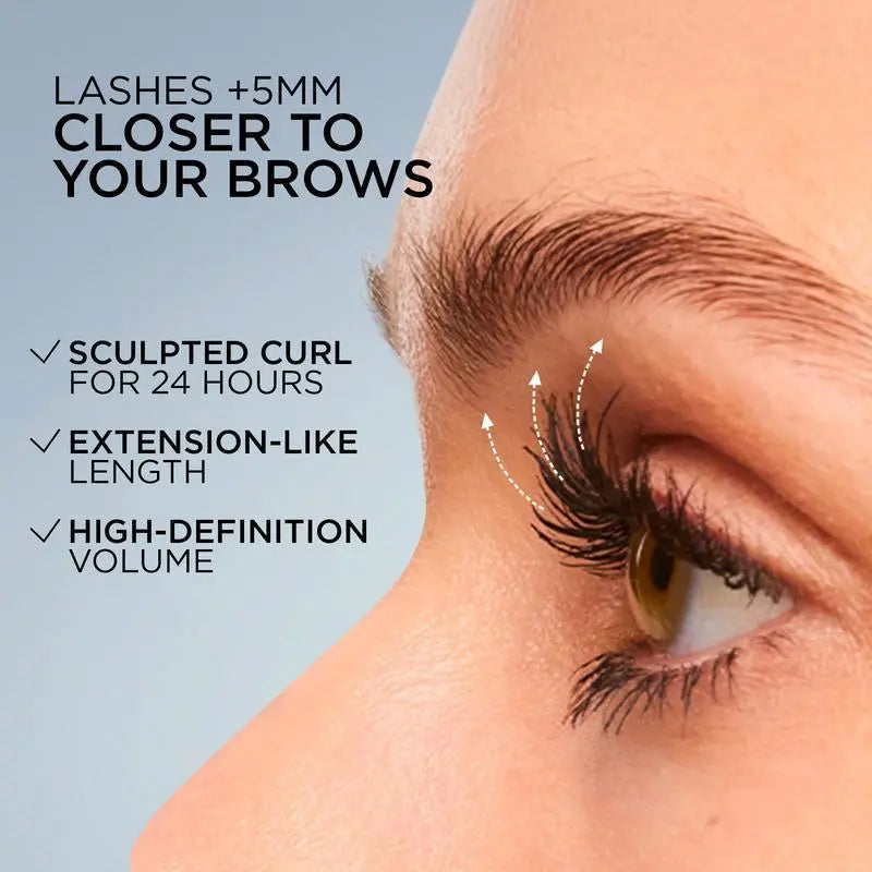 Metal Wand Tubing Mascara Long-Wearing Tubing Formula for Stunning Length & with Built-In Brush, Curled & Natural-Looking Lashes Ideal for Polished, Longlasting Special Occasion Makeup,Drugstore,Perfect Gift for Mom,Pumping Mascara