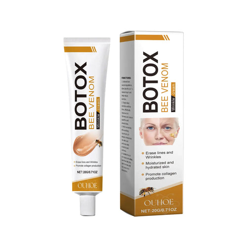 Bee Venom Moisturizing Balm 0.71 Oz Hydrating Skin Firming Texture Refining for All Skin Types Gentle Smooth Facial Hydrate Moisture Moisturizer Firm anti Aging Deep Nourishing Skin Repair Daily