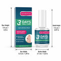 MREGB Keratin & Amino Acid Nail Strengthener, Clear Cuticle Oil Treatment for Nail Growth. Deep Moisturizing Hardener with Aloe & Macadamia for Weak, Brittle Nails & Dry Hands. Professional Nail Care (16Ml*3). Summervibes Daily Therapy