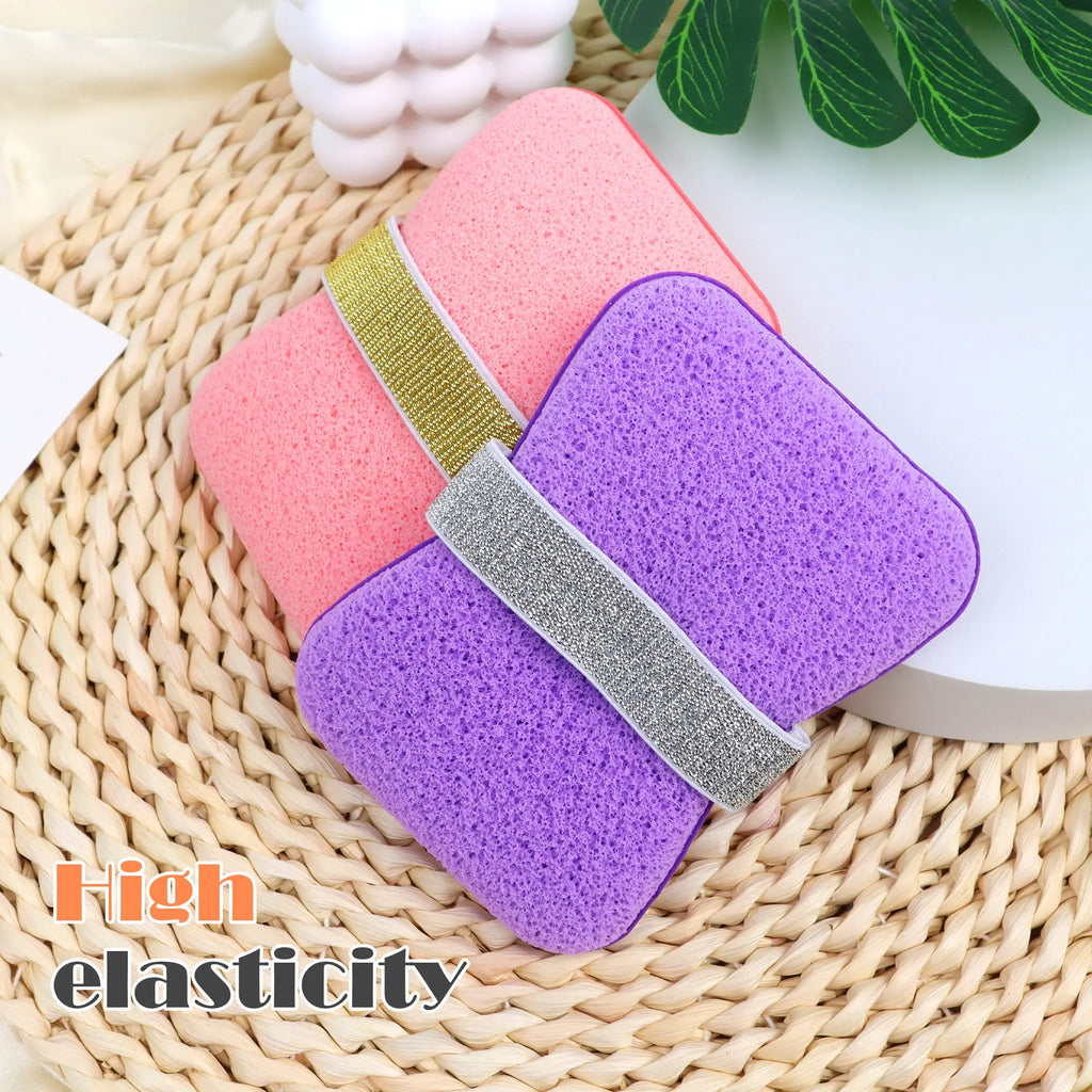 Transform Your Shower Routine with Our Exfoliating Loofah Bath Bag - 2 Pack Sponge Soap Saver for Luxurious Lather and Long-Lasting Soap Storage